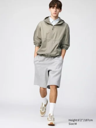 Unisex-sweatshorts med vid passform