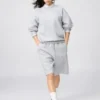 Unisex-sweatshorts med vid passform Unisex-sweatshorts med vid passform