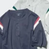 Unisex-t-shirtar med henleykrage