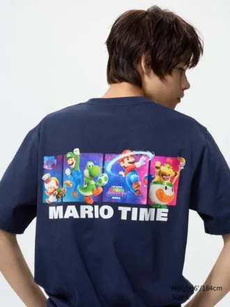 Unisex T-shirtar med tryck från filmen Super Mario Galaxy UT