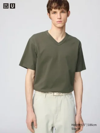Unisex-t-shirtar med V-ringning