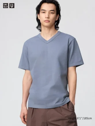 Unisex-t-shirtar med V-ringning