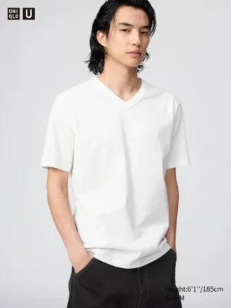 Unisex-t-shirtar med V-ringning