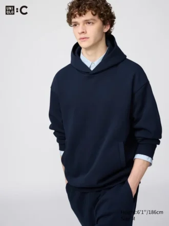 Unisex-tröja, oversized Luvtröja