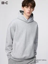 Unisex-tröja, oversized Luvtröja