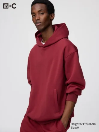 Unisex-tröja, oversized Luvtröja