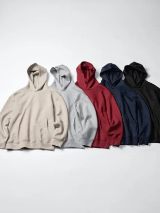Unisex-tröja, oversized Luvtröja