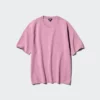 Unisex tvättbar T-shirt i ribbad Milano-stickning Unisex tvättbar T-shirt i ribbad Milano-stickning