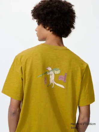 Unisex Ukiyo-E Animals UT grafisk T-shirt