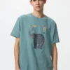 Unisex Ukiyo-E Animals UT grafisk T-shirt