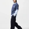 Unisex Ukiyo-E Blue Ut grafisk T-shirt