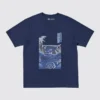 Unisex Ukiyo-E Blue UT grafisk T-shirt Unisex Ukiyo-E Blue UT grafisk T-shirt