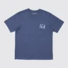 Unisex Ukiyo-E Blue Ut grafisk T-shirt