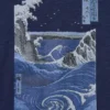 Unisex Ukiyo-E Blue UT grafisk T-shirt Unisex Ukiyo-E Blue UT grafisk T-shirt