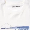 Unisex Ukiyo-E Blue Ut grafisk T-shirt