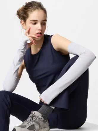 Unisex UV-skyddande sömlösa armskydd