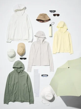 Unisex UV-skyddande kompakt paraplyer