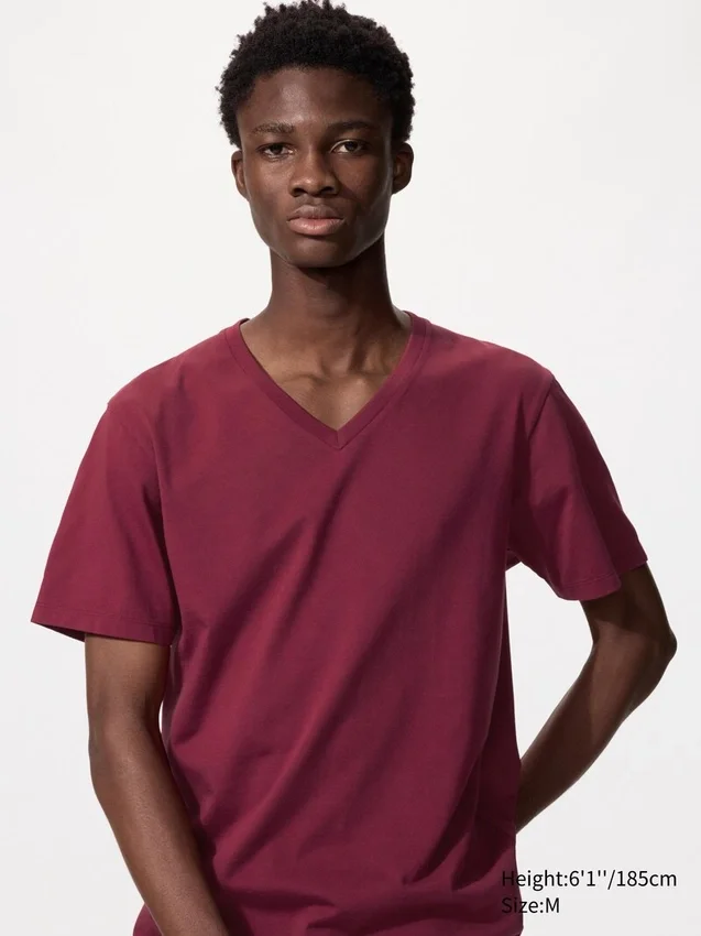 V-ringad T-shirt i Supima® Cotton för herr V-ringad T-shirt i Supima® Cotton för herr
