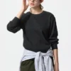 Waffel-T-shirt för dam | Långärmat Waffel-T-shirt för dam | Långärmat