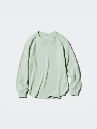 Waffel-T-shirt för dam | Långärmat