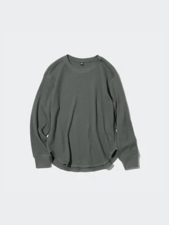 Waffel-T-shirt för dam | Långärmat