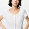Waffle Full Open Mini T-shirt för dam | Mönster Waffle Full Open Mini T-shirt för dam | Mönster