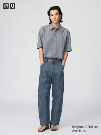 Wide Tapered Jeans för män