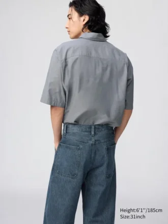 Wide Tapered Jeans för män