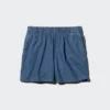 Women’s Cotton Easy Shorts | Denim