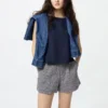 Women’s Linen Cotton Shorts | Randiga | 2,5″ Women’s Linen Cotton Shorts | Randiga | 2,5″