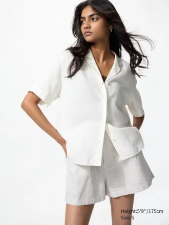 Women’s Linen Cotton Shorts | Randiga | 2,5″